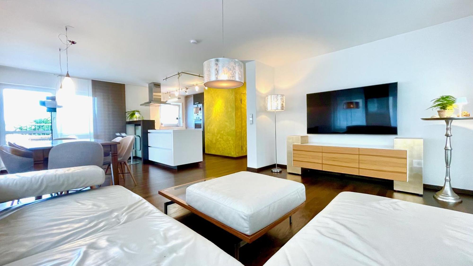 Ludwigshome Luxus - Zentral, Kostenloser Parkplatz, Terrasse Ludwigsburg Eksteriør billede